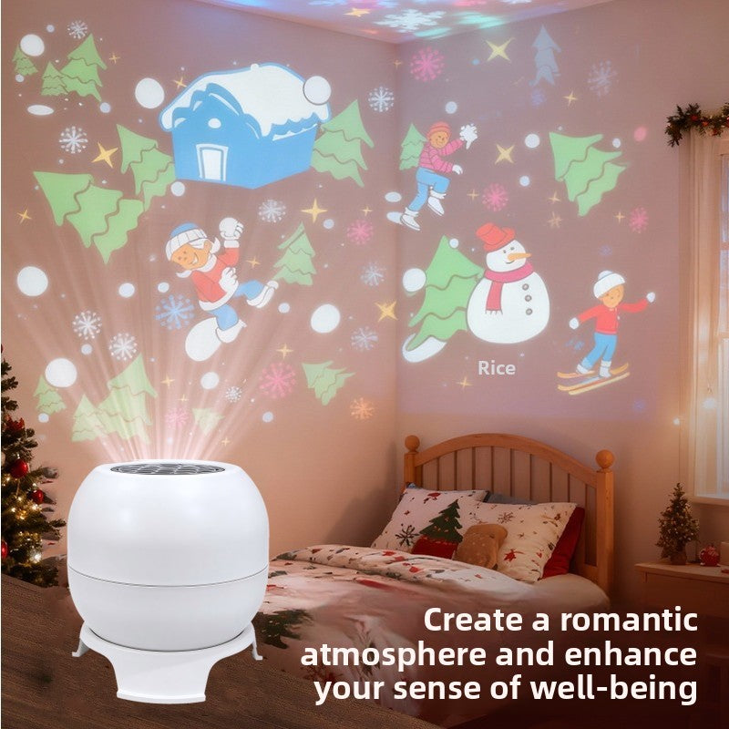 Glow Rotating Night Light Projector – Ocean, Stars & Unicorn Themes