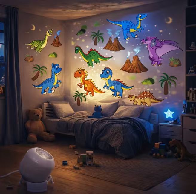 Glow Rotating Night Light Projector – Ocean, Stars & Unicorn Themes