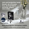 Starry Sky Car Ceiling Projector Light – USB Ambient Night Sky