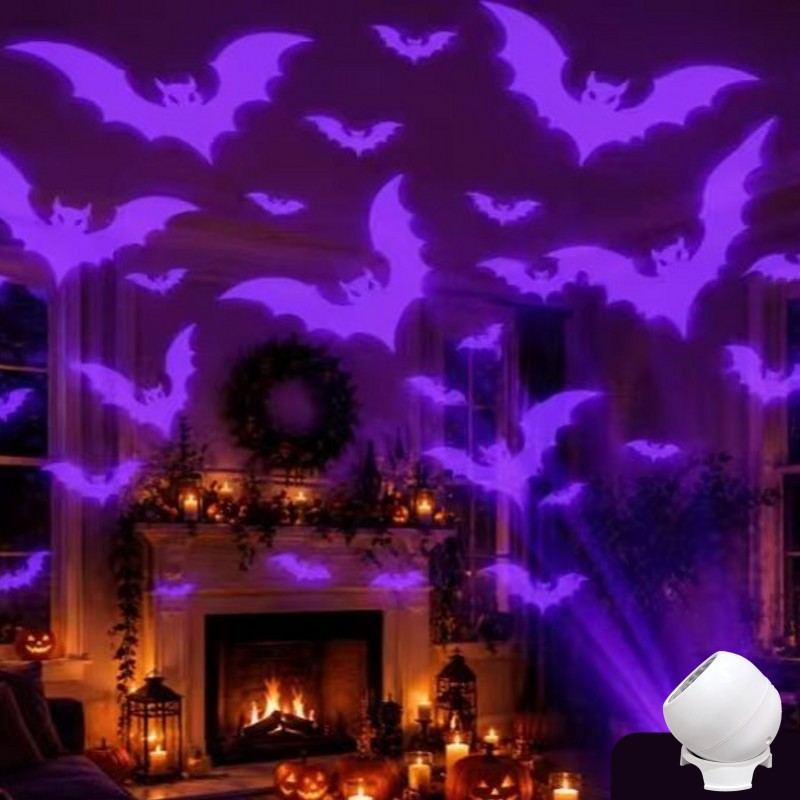 Glow Rotating Night Light Projector – Ocean, Stars & Unicorn Themes