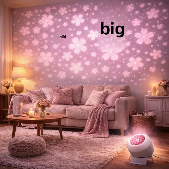 Glow Rotating Night Light Projector – Ocean, Stars & Unicorn Themes