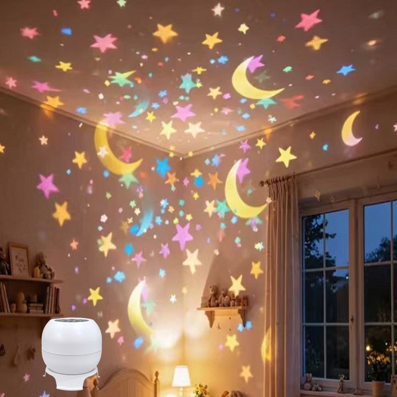 Glow Rotating Night Light Projector – Ocean, Stars & Unicorn Themes