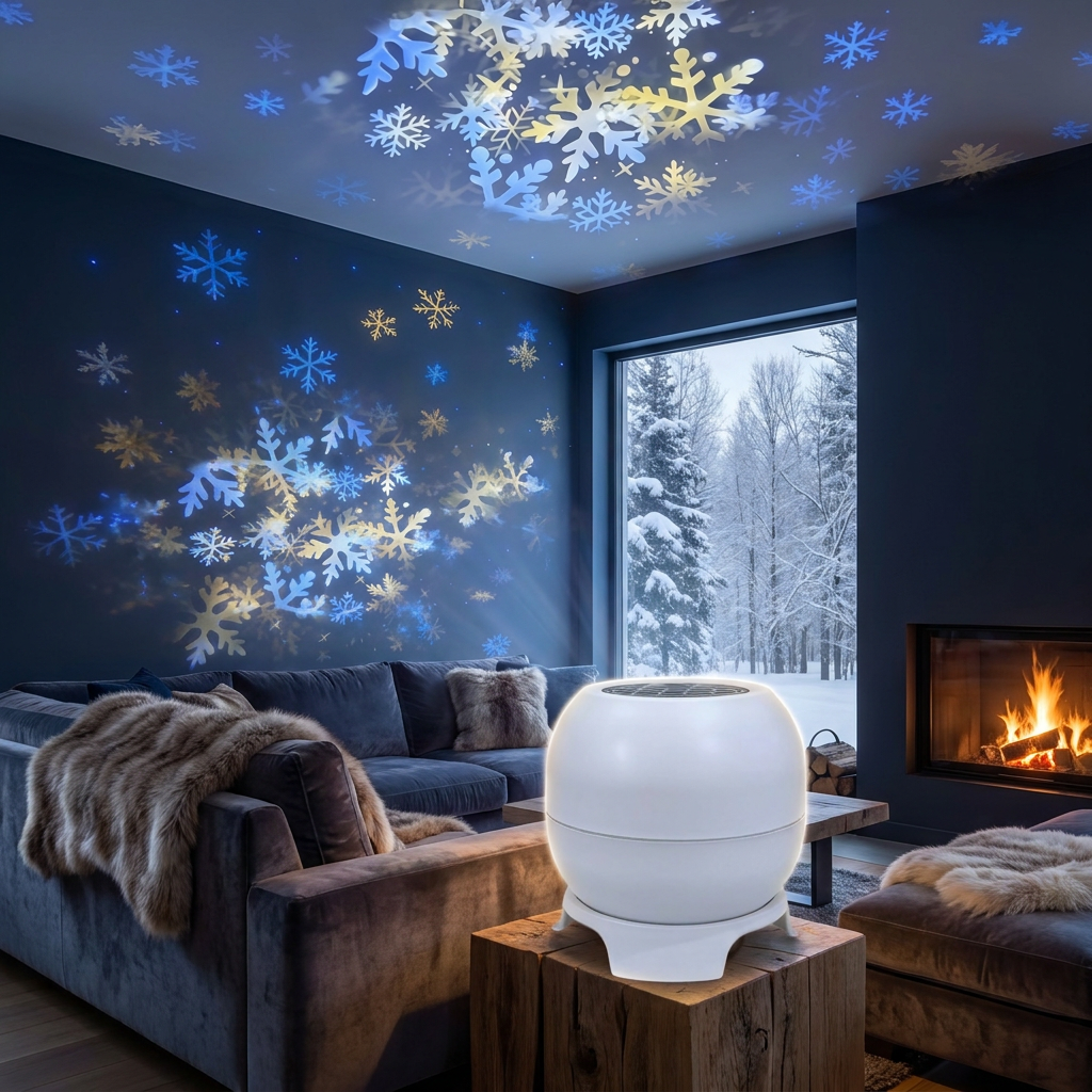 Glow Rotating Night Light Projector – Ocean, Stars & Unicorn Themes